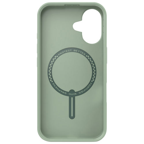 Étui rigide ajusté SoHo Snap de ZAGG avec MagSafe pour iPhone 16 - Vert