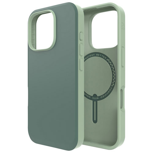 Étui rigide ajusté SoHo Snap de ZAGG avec MagSafe pour iPhone 16 Pro - Vert