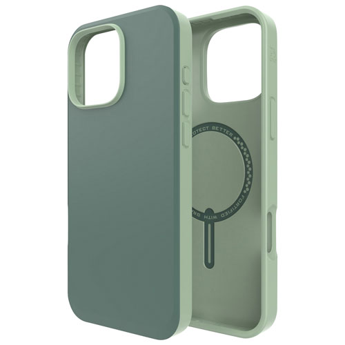 Étui rigide ajusté SoHo Snap de ZAGG avec MagSafe pour iPhone 16 Pro Max - Vert