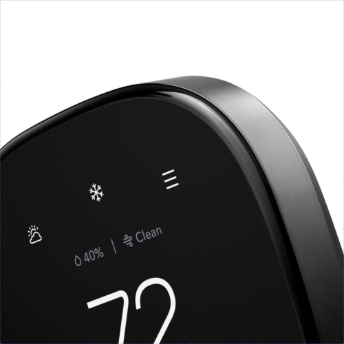 ECOBEE Wi-Fi Smart Thermostat Premium- Black