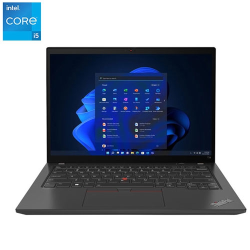 Refurbished - Lenovo ThinkPad T14 Gen 3 14" Laptop - Thunder Black (Intel CI5-1235U/512GB SSD/16GB RAM)