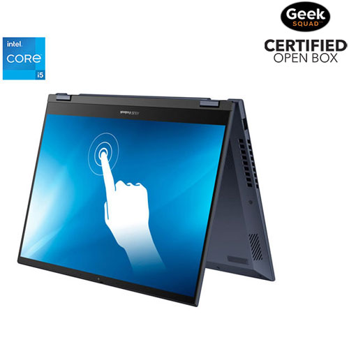 Boîte ouverte - Portable 2-en-1 à écran tactile de 14 po Vivobook 14 Flip d'ASUS - Bleu calme