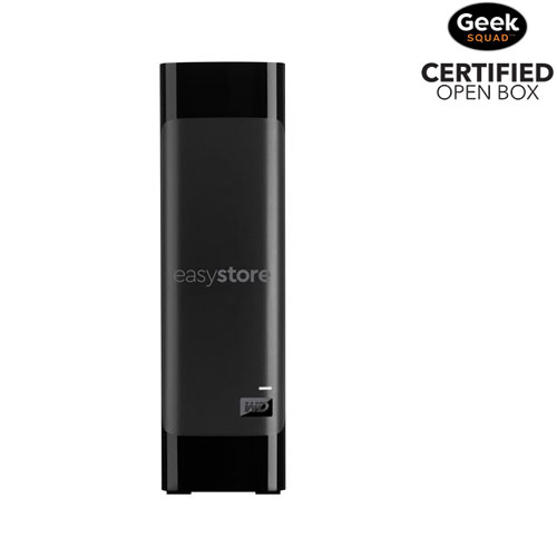 Boîte ouverte - Disque dur externe de bureau USB 3.0 de 16 To Easystore de WD - Noir