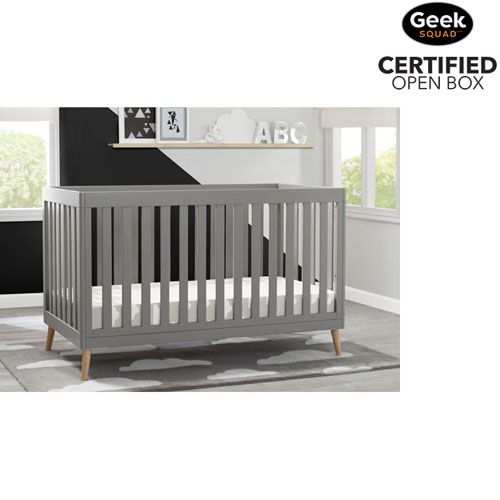 Boîte ouverte - Lit de bébé convertible 4-en-1 Tucker de Delta Children - Gris