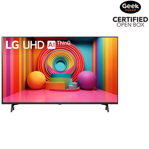 Boîte ouverte - Téléviseur intelligent webOS HDR DEL UHD 4K de 43 po avec AI ThinQ de LG - 2024