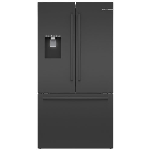 Open Box - Bosch 36" 26 Cu. Ft. French Door Refrigerator (B36FD50SNB) - Black Stainless - Perfect Condition