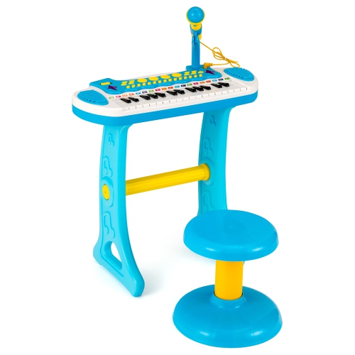 Costway 31 Key Kids Piano Keyboard Toy Toddler Musical Instrument w/ Microphone