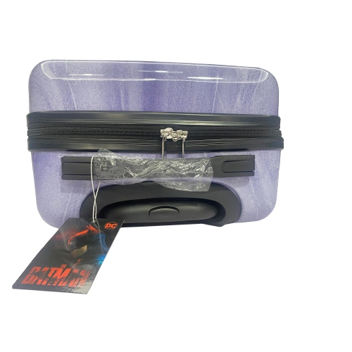 Fast Forward Batman Black Luggage 20 Inches Hard-Sided Tween Spinner Carry-On Travel Trolley Rolling Suitcase for Kids
