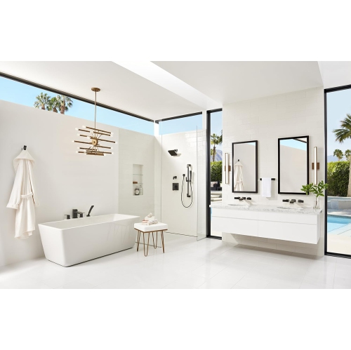 Pfister G89-7DFB Kenzo 1-Handle Shower Only Trim 2.0 gpm Matte Black