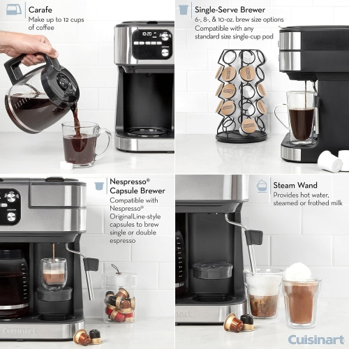 Cuisinart SS-4N1C Coffee Center® Barista Bar 4-in-1 Coffeemaker