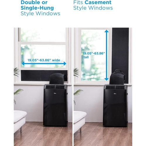 Midea Duo 14,000 BTU HE Inverter Ultra Quiet Portable Air Conditioner