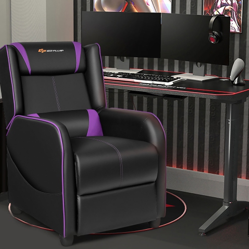 Goplus – Fauteuil de jeu inclinable pour salon simple avec canapé pour cinéma maison