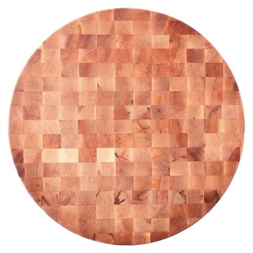 John Boos Medium Maple Wood End Grain Cutting Board for Kitchen, 24" x 24" x 4"