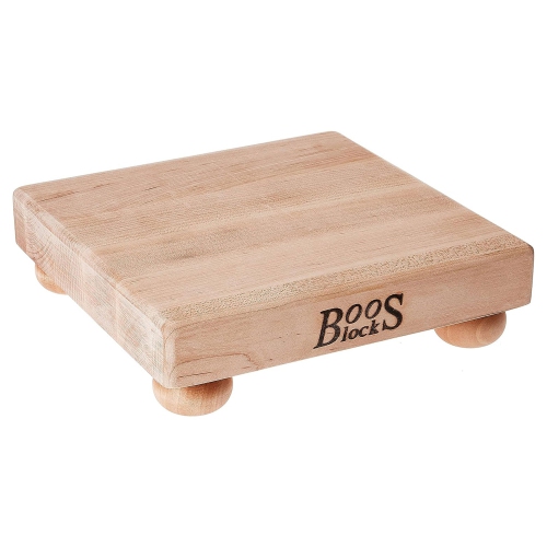 John Boos – petite planche à découper à grain en érable pour cuisine, 9 x 9 x 1,5 po