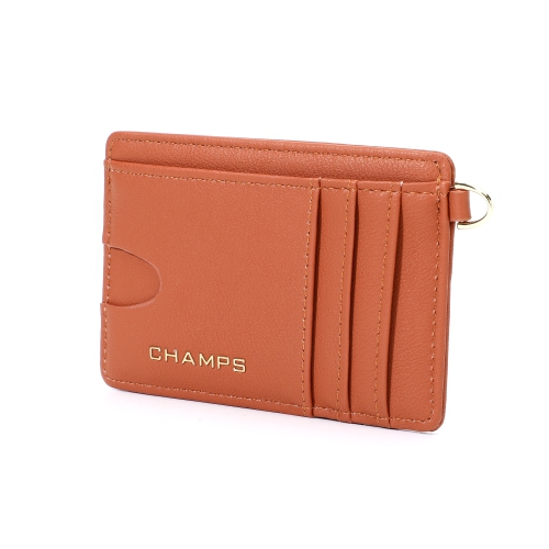CHAMPS Iconic Collection – porte-cartes mince à blocage RFID