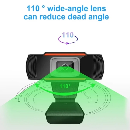 AQVIN 1080P High Resolution 30 fps USB Webcam - - Black