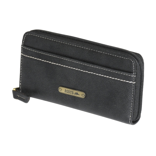 Ladies Slim Zipper Round Wallet