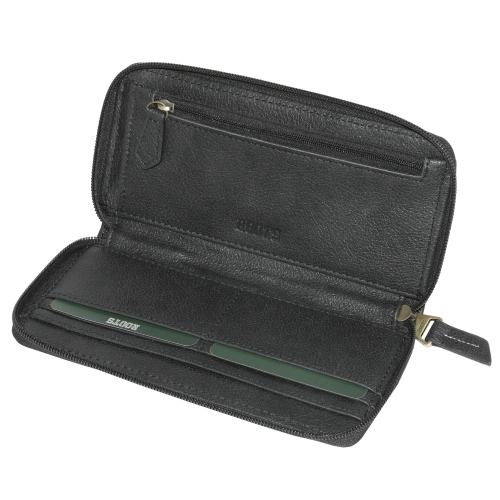 Ladies Slim Zipper Round Wallet