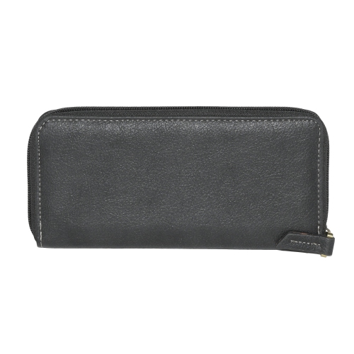 Ladies Slim Zipper Round Wallet