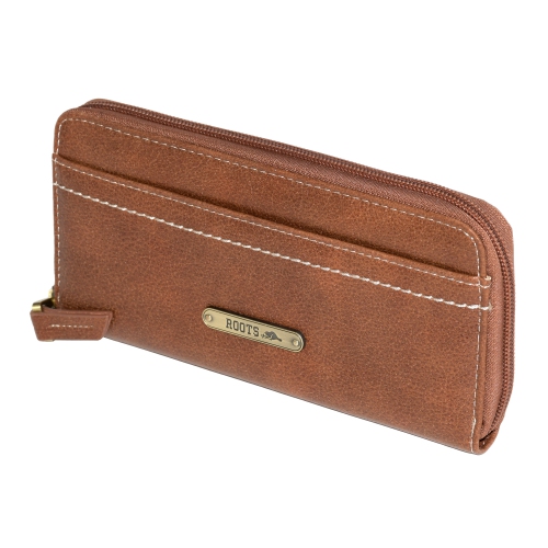 Ladies Slim Zipper Round Wallet