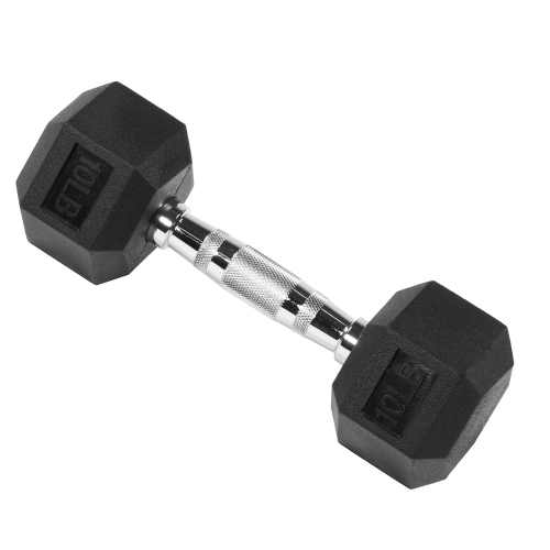 Signature Fitness – Ensemble d’équipement d’entraînement musculaire Hex Dumblecloches, 10 lb