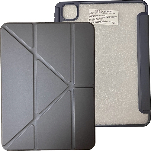 CC  Topsave Smart Case Ipad Air 13 Inch(M2) 2024, Ipad Air 13‑Inch (M3) 2025 \w Pencil Holder, Clear Back Slim Tri-Fold & Y-Shape Fold Folio Stand