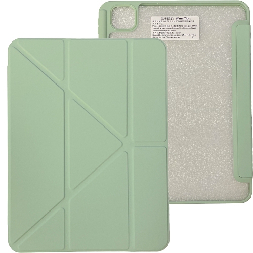 CC  Topsave Smart Case Ipad Air 13 Inch(M2) 2024, Ipad Air 13‑Inch (M3) 2025 \w Pencil Holder, Clear Back Slim Tri-Fold & Y-Shape Fold Folio Stand