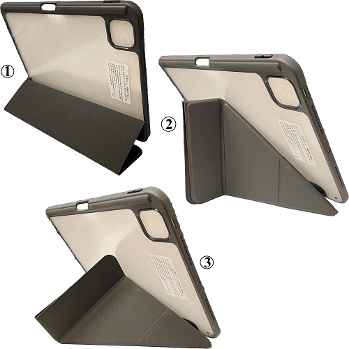 TopSave Smart Case iPad Air 13 Inch(M2) 2024, iPad Air 13‑inch 2025 with Pencil Holder, Clear Back Slim Tri-fold & Y-Shape Fold Folio Stand Shell,