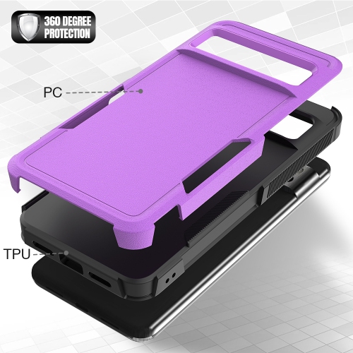 Étui rigide ajusté robuste à deux couches de XCRS pour Pixel 8 Pro de Google