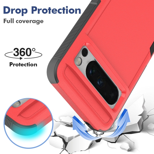 Étui rigide ajusté robuste à deux couches de XCRS pour Pixel 8 Pro de Google