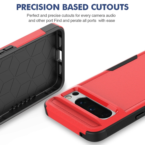 Étui rigide ajusté robuste à deux couches de XCRS pour Pixel 8 Pro de Google