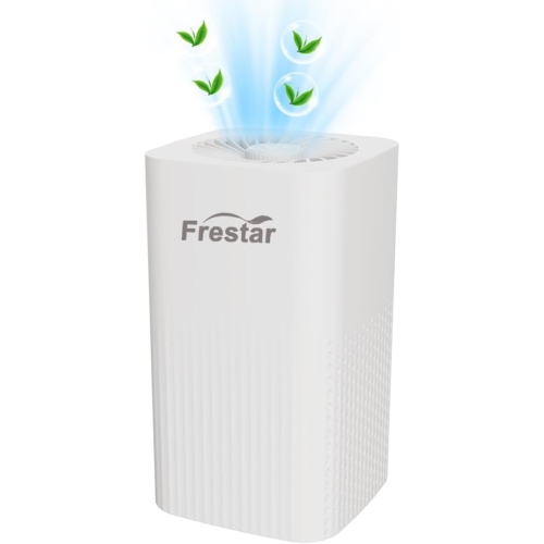 Frestar Small Air Purifier and Diffuser 2 in 1 for Office Bedroom Home, Desktop Air Purifier with HEPA Filter for Smoke, Dust, Pets, Super Quiet Powe
