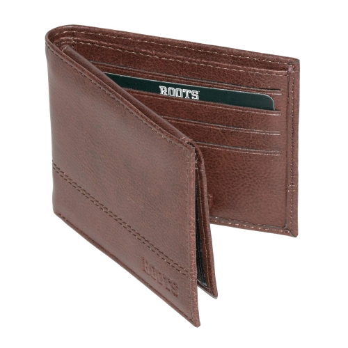 Men's Slim Wallet with Non Removable Top Flap