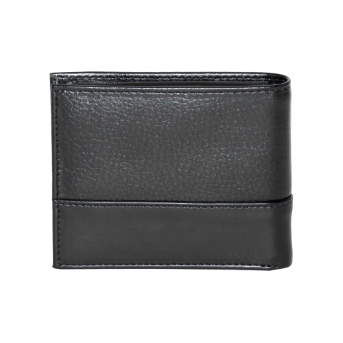 Men's Slim Wallet with Non Removable Top Flap