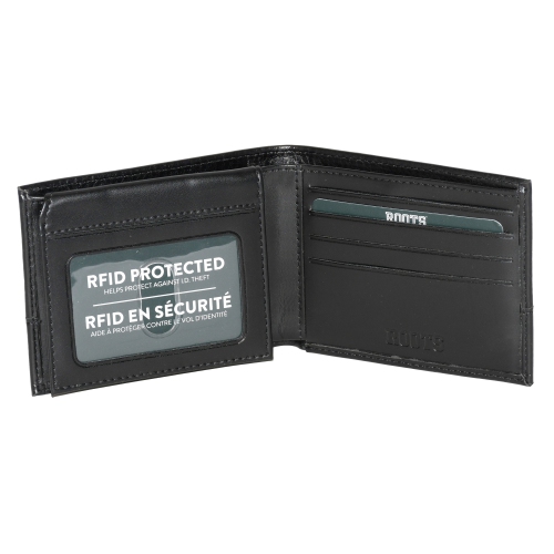 Men's Slim Wallet with Non Removable Top Flap