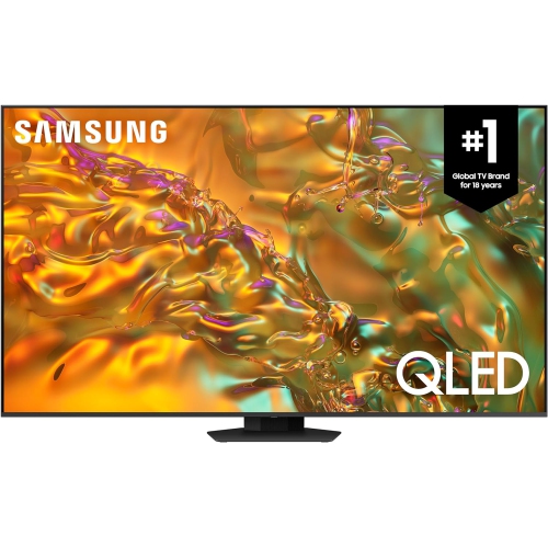 SAMSUNG  75-Inch Qled 4K Q80D Series Quantum HDr+, 120 Hz Refresh Rate, Object Tracking Sound Lite, Q-Symphony, Gaming Hub, Smart Tv