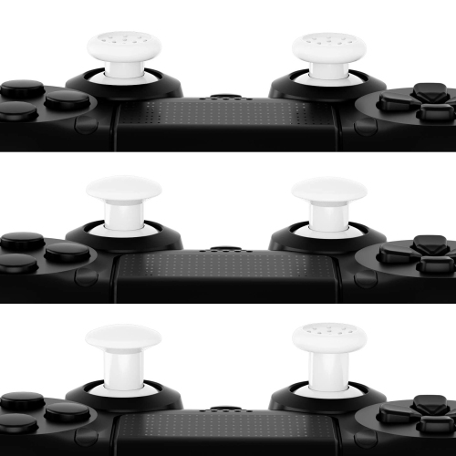 ThumbsGear Interchangeable Ergonomic Thumbstick for PS5 Controller, for PS4 All Model Controller - 3 Height Domed and Concave Grips Adjustable