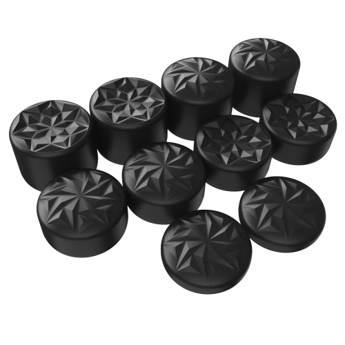 10 Pcs Ergonomic Thumbstick Grips for ps5,ps4,CRYSTAL Universal Pro Thumb Grip Caps for Xbox Series X/S, Xbox One/Elite Series 2,Switch Pro-with 3