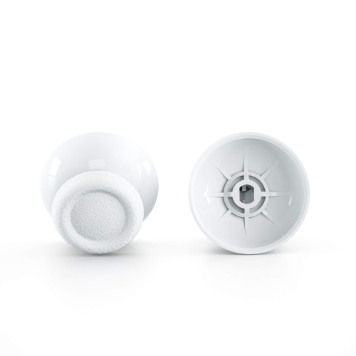 White Replacement 3D Joystick Thumbsticks for PS5 Controller, Analog Thumb Sticks with Screwdriver for PS4 Slim Pro Controller