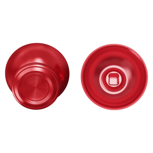 Custom Red Metal Thumbsticks for PS5 Controller, Replacement Aluminum Analog Stick Joystick for PS4 Controller - Controller NOT Included