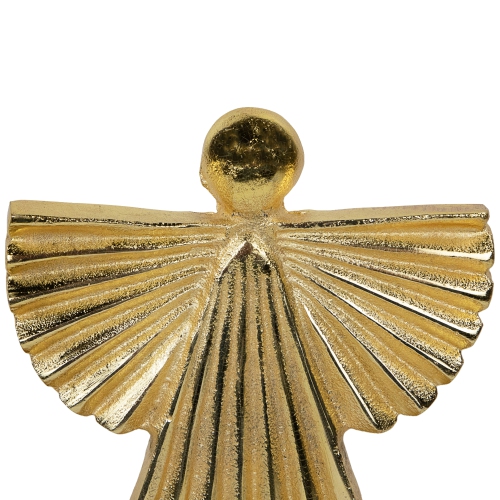 Heavenly Angel Metal Christmas Votive Holder - 10" - Gold