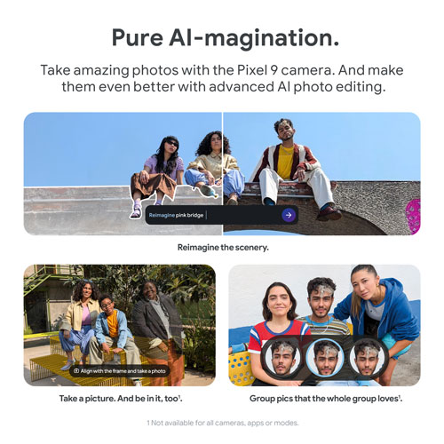 Fido Google Pixel 9 256GB - Obsidian - Monthly Financing