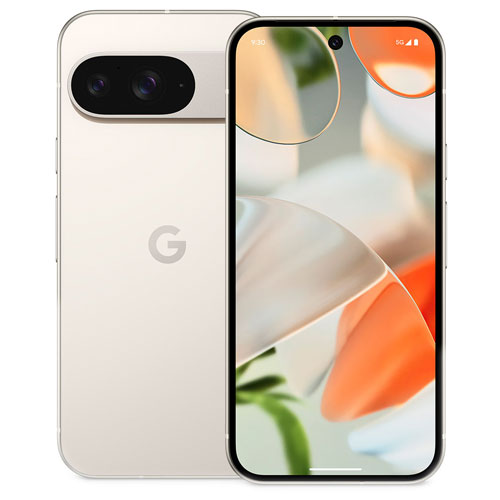 Fido Google Pixel 9 128GB - Porcelain - Monthly Financing