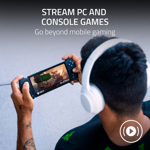 Remis à neuf - manette de jeu mobile Kishi V2 Pro de Razer pour Android : HyperSense Haptics - Universal Fit - Stream PC & Jeux console - jouez à des