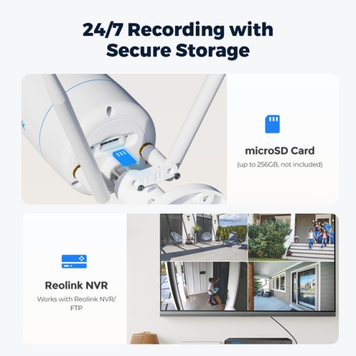 Reolink RLC-810WA 4K 8MP IP Camera with Wi-Fi 6 Tech, Color Night Vision, IP67 Waterproof