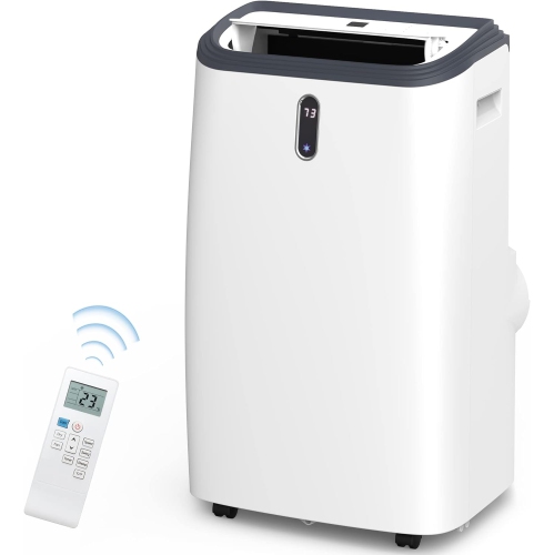 ZAFRO Portable Air Conditioners,12000 BTU Air Conditioner for Room Up to 550 Sq. Ft,3-in-1 Portable AC Unit,Cool & Dehumidifier & Fan Modes, Portable