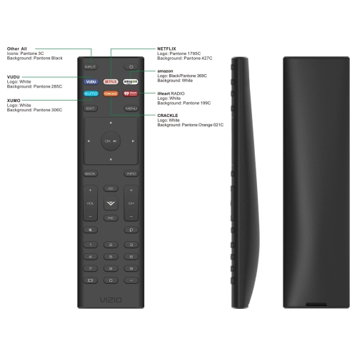 Remote Control for Vizio M50-E1 Smart TV Replacement