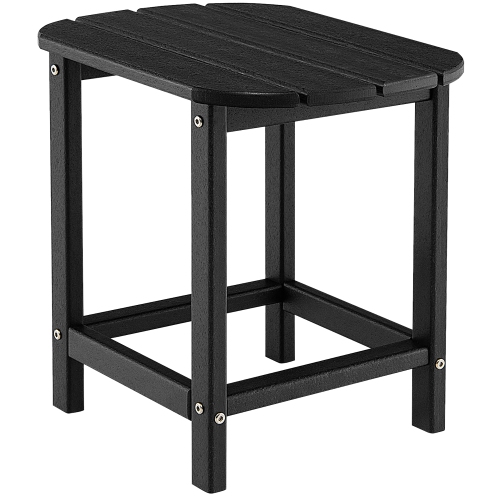 Costway 18" Patio Adirondack Side Table Weather Resistant HDPE Garden