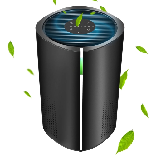 Air Choice Home Air Purifier 1485 Sq Ft, H13 True HEPA, Clean 99.97% Hair, Dust, Smoke and Odor Eliminator in Black