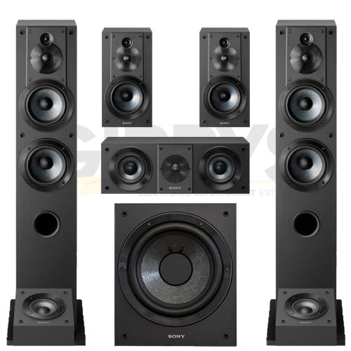 Sony SS-CS3 7.1 Speaker Bundle #2 (SS-CS3 (2) | SA-CS9 | SS-CS5 | SS-CS8 |  SS-CSE) - Open Box